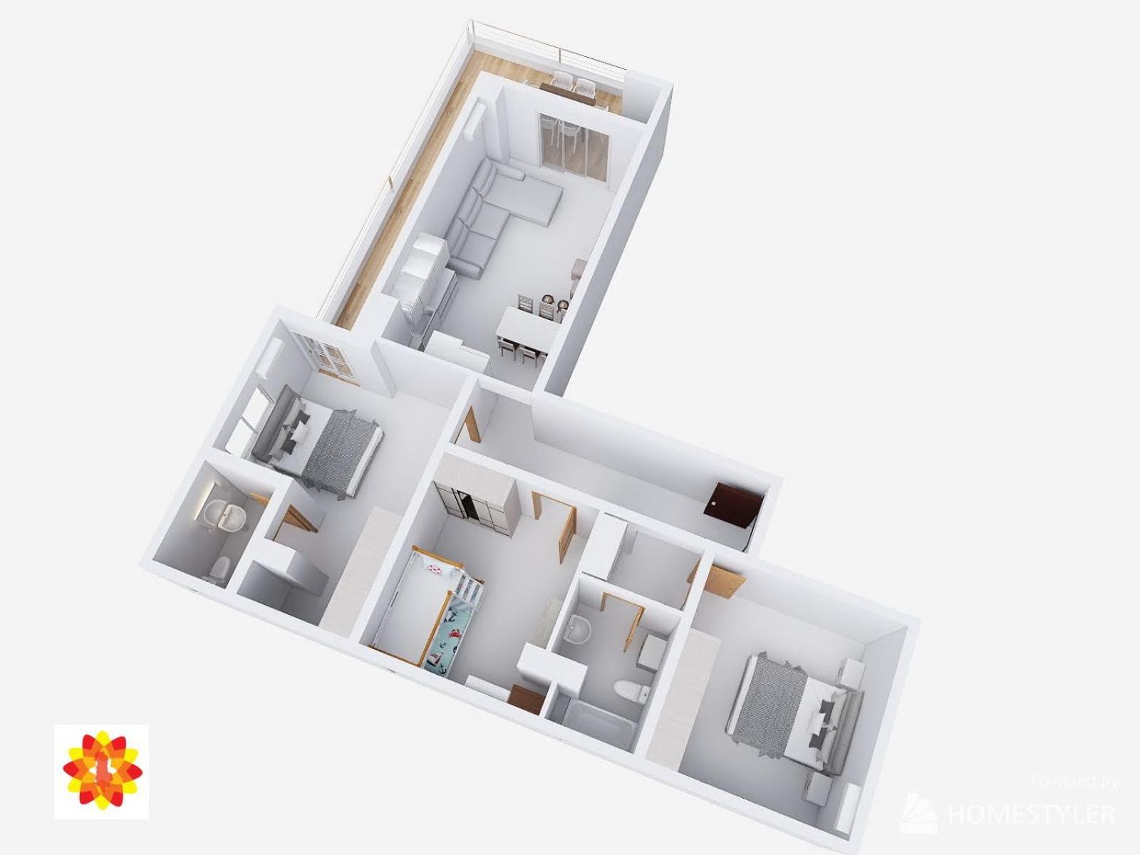 Colorful Sea View Apartment Саранда Экстерьер фото
